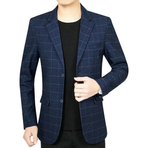 Blazer décontracté pour homme veste mi-saison infroissable style élégant
