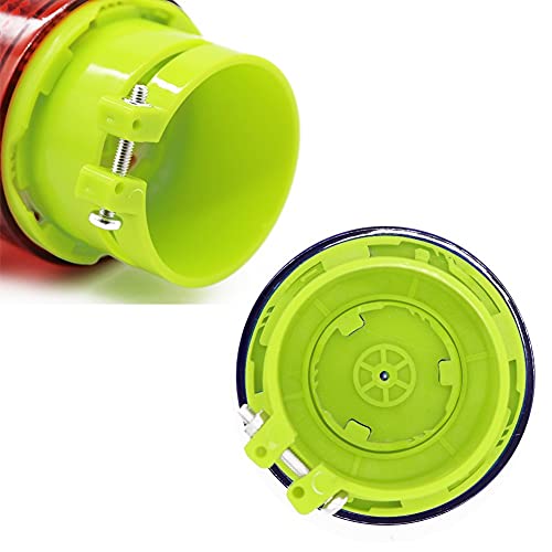 Aolyty Solar Strobe Warning Light 360 Degree Super Bright Ip48 Waterproof For Construction Traffic Dock Marine Light Control Flashing (Blue) #TOP4