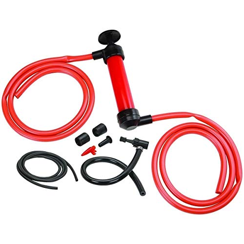 Multi-Use Universal Car Siphon Pump Kit Liquid Gas Fuel Oil Water Hose Transfer Manual Sucker
