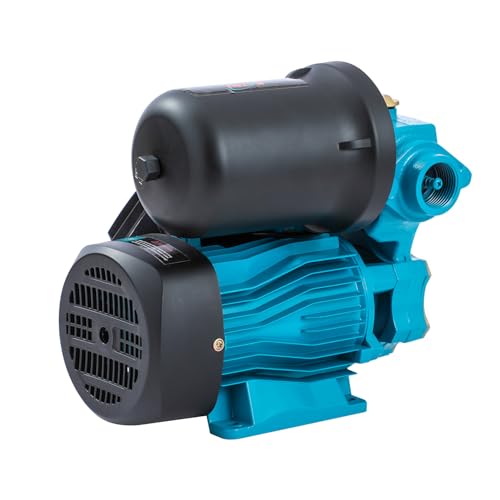 KATSU Tools Pompa wspomagająca ciśnienie wody półautomatyczna kontrola ciśnienia samozasysająca 370 W nadaje się do domowego domowego ogrodu krany wodne 151408
