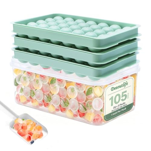 Molde redondo para hielo con tapa y caja 3 unidades miniatura 1