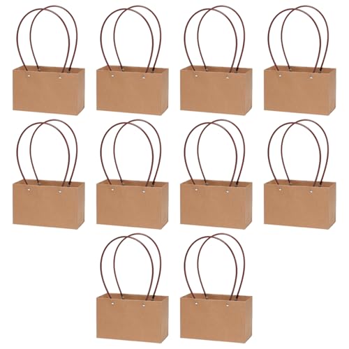 Bolsas de papel Kraft para ramos de regalo en celebraciones de Acción de Gracias