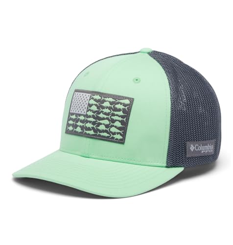 Image of Columbia Unisex PFG Fish Flag Mesh Ball Cap
