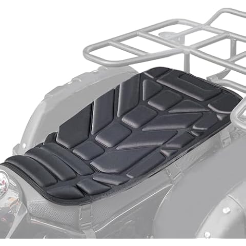 EZAPEX ATV Motor Seat Cover Cushion Breathable Padded Protector Cushion, Compatible with Most Models Cover