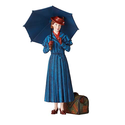 Enesco Disney Showcase Collection Mary Poppins Returns Stone Resin Figurine, 9.85 Inch, Blue