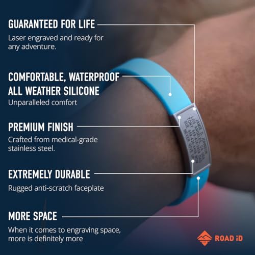 Pulsera de identificación elástica para hombres y mujeres miniatura 2