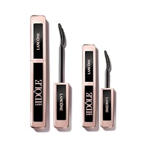 Lancôme Lash Idôle Lash-Lifting & Volumizing Black Mascara Duo – For Volumized, Lengthened & Lifted Lashes – Full Size & Travel Size Mascara Set