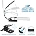 Luz de Lectura Recargable, YINSAN Lampara Libro, 9 LED con 9 Modos...
