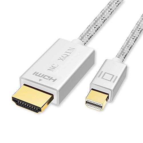 Thunderbolt to HDMI Cable 6 ft NC XQIN Mini DisplayPort to HDMI Cable for Apple MacBook Air/Pro,Surface Book,MacBook Pro, PCs and Projector,More Thunderbolt to HDMI Cable 6 ft NC XQIN Mini DisplayPort to HDMI Cable for Apple MacBook Air/Pro,Surface Book,MacBook Pro, PCs and Projector,More