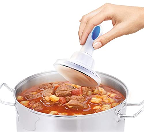 Appetitissime Fatnetizer Quitagrasas Magnético, Metal y Plástico, Blanco, 12x12x16 cm Cover