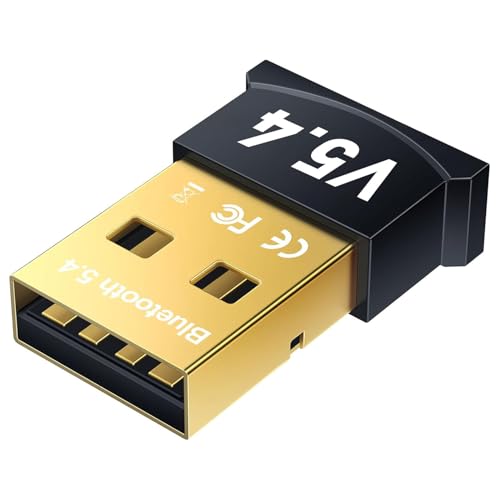Image of SANCY Bluetooth 5.4 Adapter for PC, Bluetooth Stick for Mouse, Keyboard, Headphones, Mobile Phone, Tablet, Controller, USB Bluetooth Dongle for Windows 11 /10 /8.1