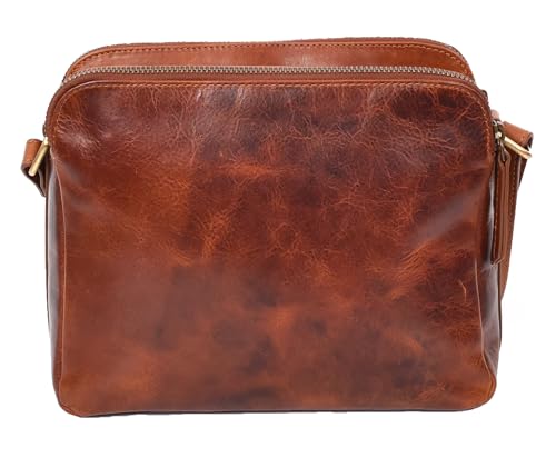 Sac à main en cuir véritable d'exception SICYON finition luxe