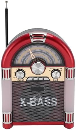 Vintage AM FM Radio, Portable Retro Short Wave Radio with Bluetooth ...