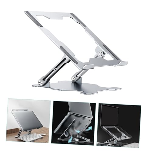 Soporte ajustable de metal para portátil color plata miniatura 6
