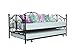 DHP Bombay Metal Daybed with Trundle Bed, Twin, Bronze