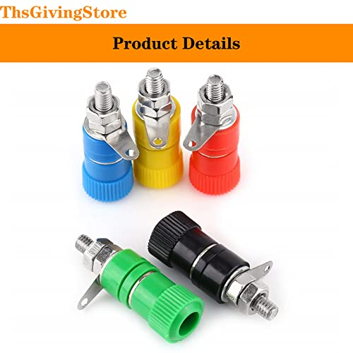 Image of 20 PCS Binding Posts Terminal, Socket Binding Post Female Socket Jack for 4mm Banana Plug Connector, Binding Post for Electronic Test Equipment(5 Color)