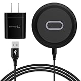 15W Samsung Fast Charging Wireless Charger Pad for Samsung Galaxy S24/S23 Ultra/FE/S22+/S21/S20/Z Flip5,Wireless Charger Station with QC 3.0 Adapter for Google Pixel 8 Pro 7a 7Pro 6,iPhone 15 14 13 12