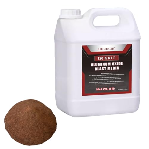 Aluminum Oxide 8 lbs 120 Grit Sandblasting Media