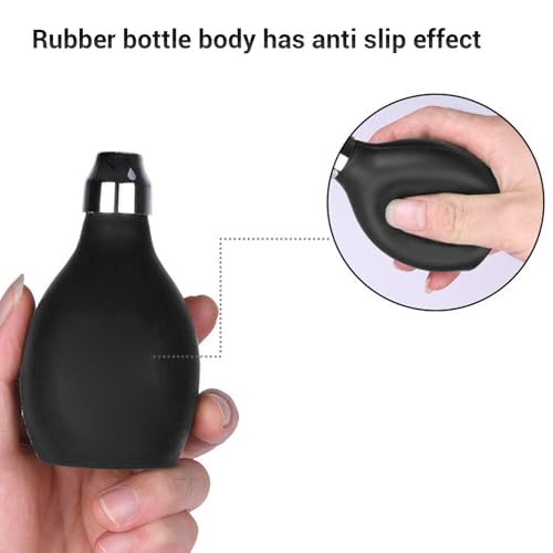 Dioche Sprühflasche für Trockenshampoo, Babypuder und Babypuder | Tragbarer Pumpspender aus Gummi für Trockenshampoo, Talkum und Babypuder | Leicht und vielseitig einsetzbar