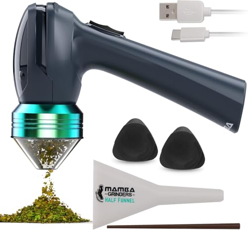 Mamba Original Molinillo Eléctrico de Semillas, Especias USB-C, Gris