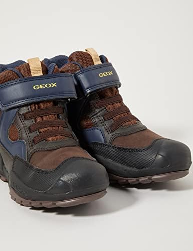 Geox Boy's Hi-Top Trainers Shoes, Brown/Navy, 6.5 Big Kid | Image 5