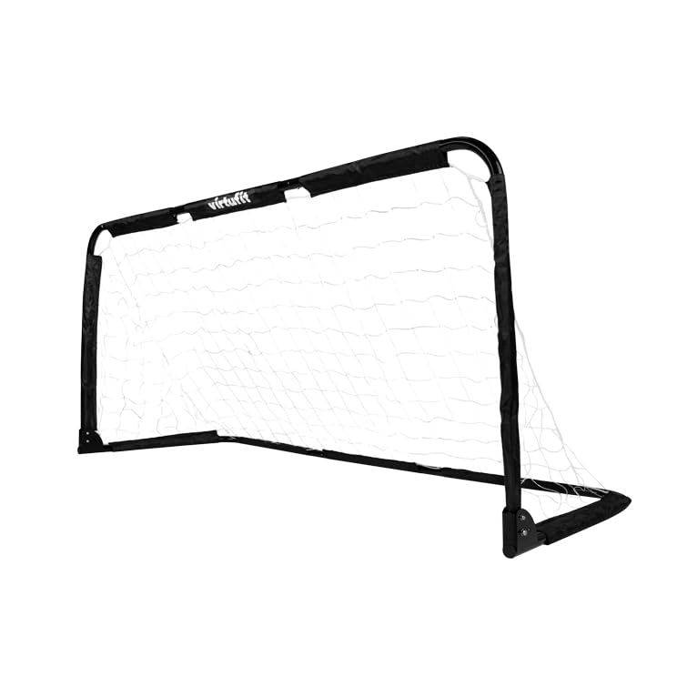 VirtuFit Porta da calcio pieghevole – Porta da calcio – 90 x 60 cm (set di 2) – Nero
