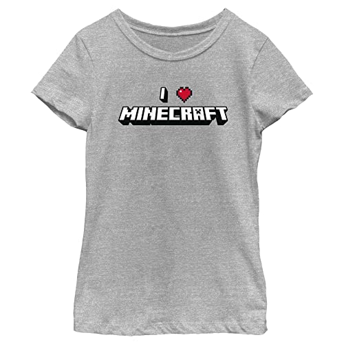 Image of Fifth Sun Girl's I Heart Minecraft T-Shirt
