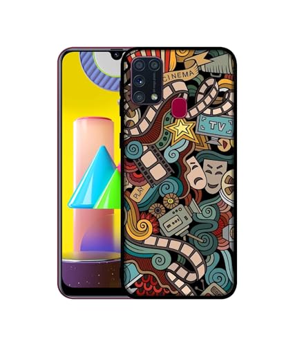Image of Movies Design Premium 2D Printed Metal Back Case Cover for Samsung Galaxy M31 Prime / M31 / F41