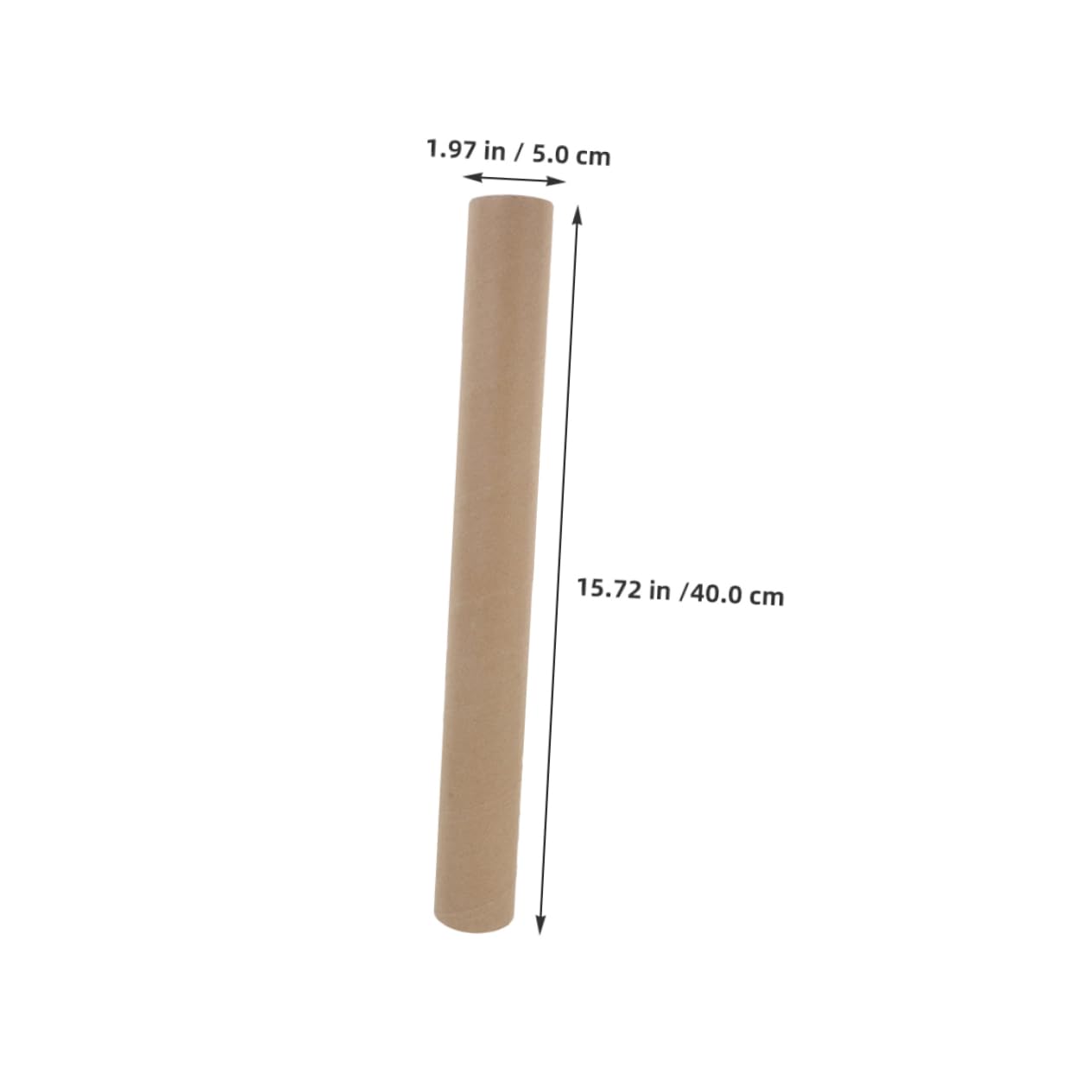 Lurrose 10 Szt. Sztuk Tub Kartonowych z Plastikowymi Nasadkami Okrągłe Mailingowe z Papieru Kraft Do Bezpiecznego Plakatów Map i Dokumentów Wielofunkcyjne Ochronne