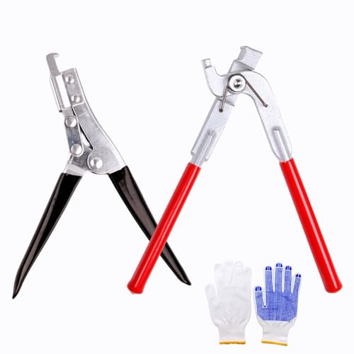 WAGX Radiator Repair Pliers Tool Set, Car Radiators Opening Tab Lifter and Closing Header Tool for Radiator Tank Repair and Maintenance on Cars and Trucks