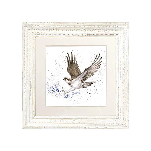 Wrendale Designs - 'Gone Fishing' Framed Card - White, 230mm x 230mm