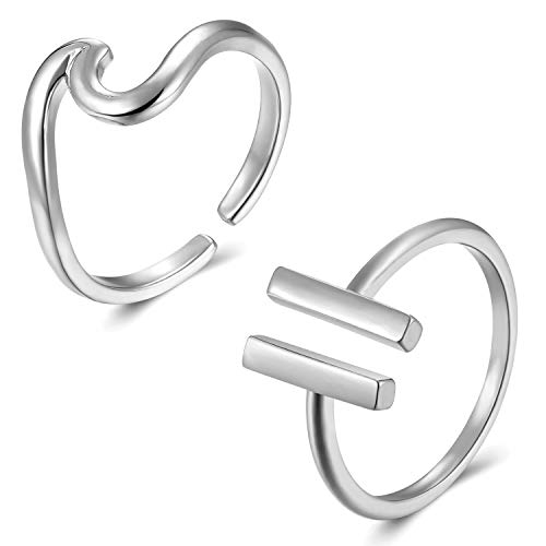 Wave Rings Arrow Ring Adjustable Rings for Women Vsco Rings Love Knot Ring