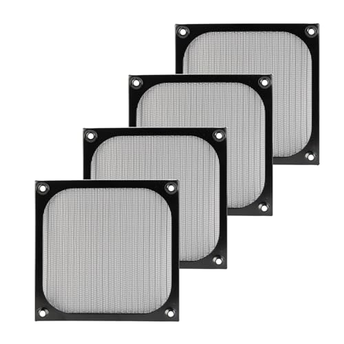 Image of Silverstone Technology FF126 Pack of Four (4) 120mm All-Stainless Steel Filter kit, SST-FF126B