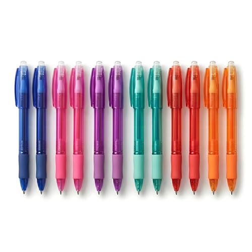 VILMA Bolígrafos Gel Borrables, 0.7 mm, 12 Unidades Multicolor miniatura 1