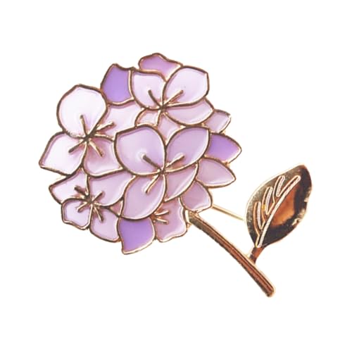 Yardwe Broche Esmaltado Aleación para Mujer Pequeño y Elegante Alfiler Decorativo para Ropa y Pañuelos Diseño Floral Accesorio Versátil para Bodas y Diario