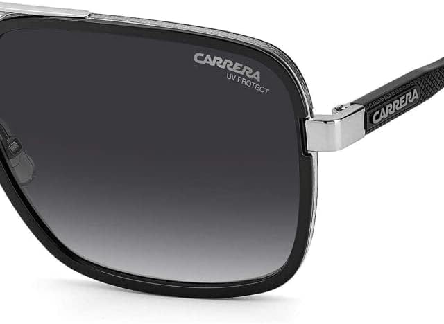 Carrera Men's 256/S Rectangular Sunglasses Black/Gray Shaded 58 Millimeters image 5 of 6 B08X1DGJ13