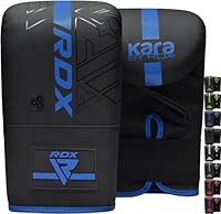 RDX Boxhandschuhe für Kickboxen und Muay Thai Training, Maya Hide Leder Kara Boxsack Handschuhe für Kampfsport, Sparring, Boxen, MMA, Punchinghandschuhe für Fitness Stanzen, Sandsack