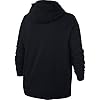 NIKE-Sportswear-Womens-Plus-Club-Funnel-Neck-Hoodie NIKE Sportswear Women's Plus Club Funnel-Neck Hoodie, Black/Black/Black/White, 2X