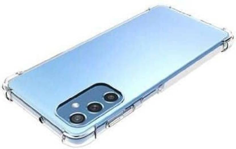 Image of BOXXO Flexible Back Cover for Samsung Galaxy F23 5G | Back Cover Transparent Clear Shockproof Case Four Corner Protection | Slim Protective Mobile Phone Cover for Samsung Galaxy F23 5G