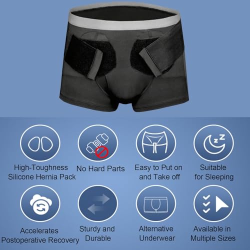 Faja para Hernia para Hombre con 2 Almohadillas Removibles miniatura 7