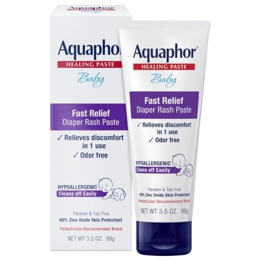Aquaphor Baby Diaper Rash Paste - For Serious Diaper Rash and Flare-ups - 3.5 Oz. Tube