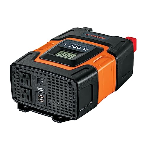 inversor de corriente 1200 watts marca TRUPER
