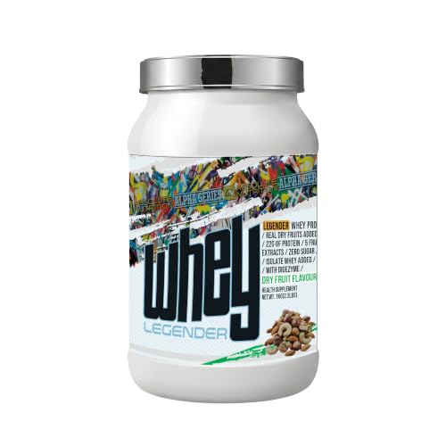 Image of Absolute Nutrition Whey Legender Dry Fruits, 1 Kg. 22g Protein Per Scoop, No Added Preservatives