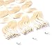Produktbild hair2heart Microring Extensions Echthaar Gewellt - 100 Strähnen 0.5g 60cm Lichtblond