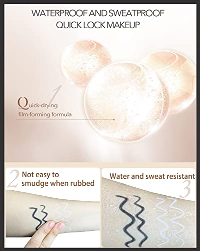 Black & White Eye Liners Gel Pencil For Women, White Highlighter Eye Liner Pencil, Tattoo Studio Matte Waterproof Long Lasting Super Smooth Formula Eye Liner Eyeshadow Makeup Pencil, With Sharpener #TOP1