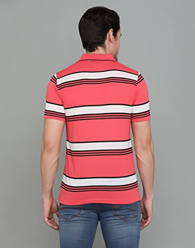 Image of INKKR Striped Men's Polo Neck T-Shirt Combo