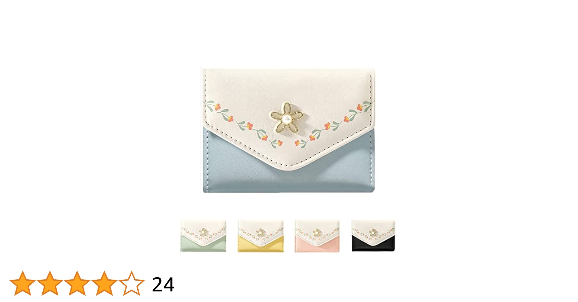 フラワープリント めがねケース Mathilde ☆ LADUREE Amazon | MEISEE 小さな財布 女の子 レディース 三つ折り財布