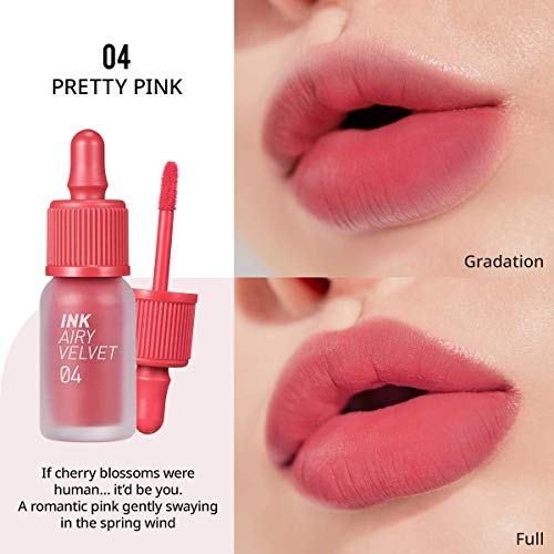 Image of Peripera Ink Airy Velvet Lipstick (04 Pretty Pink (AD))