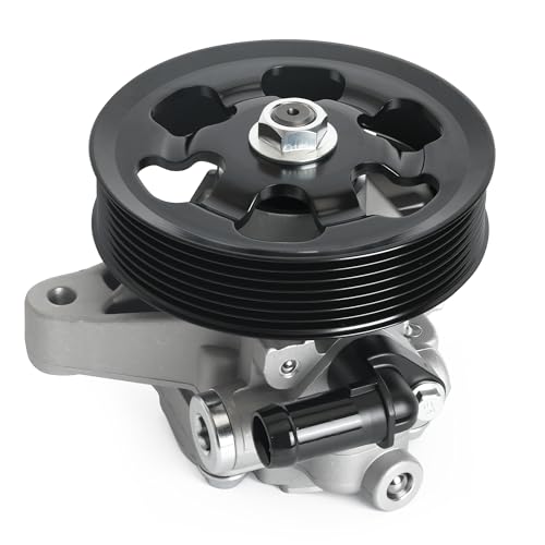 Loautong Power Steering Pump with Pulley for Honda Accord L4 2.4L 2003 2004 2005 2006 2007 OE 21-5341 56110RAAA01
