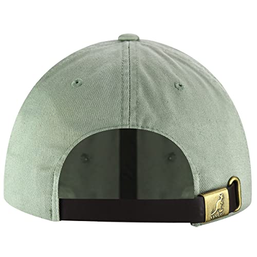 Image of Kangol Washed Baseball - Oil Green /1SFM